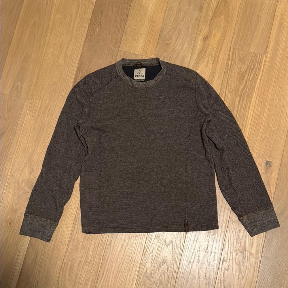 Prana Brown Long Sleeve Sweater